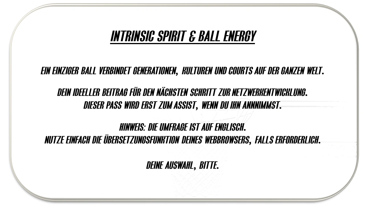 Innerer Geist & Ball-Energie - Intrinsic Spirit & Ball Energy