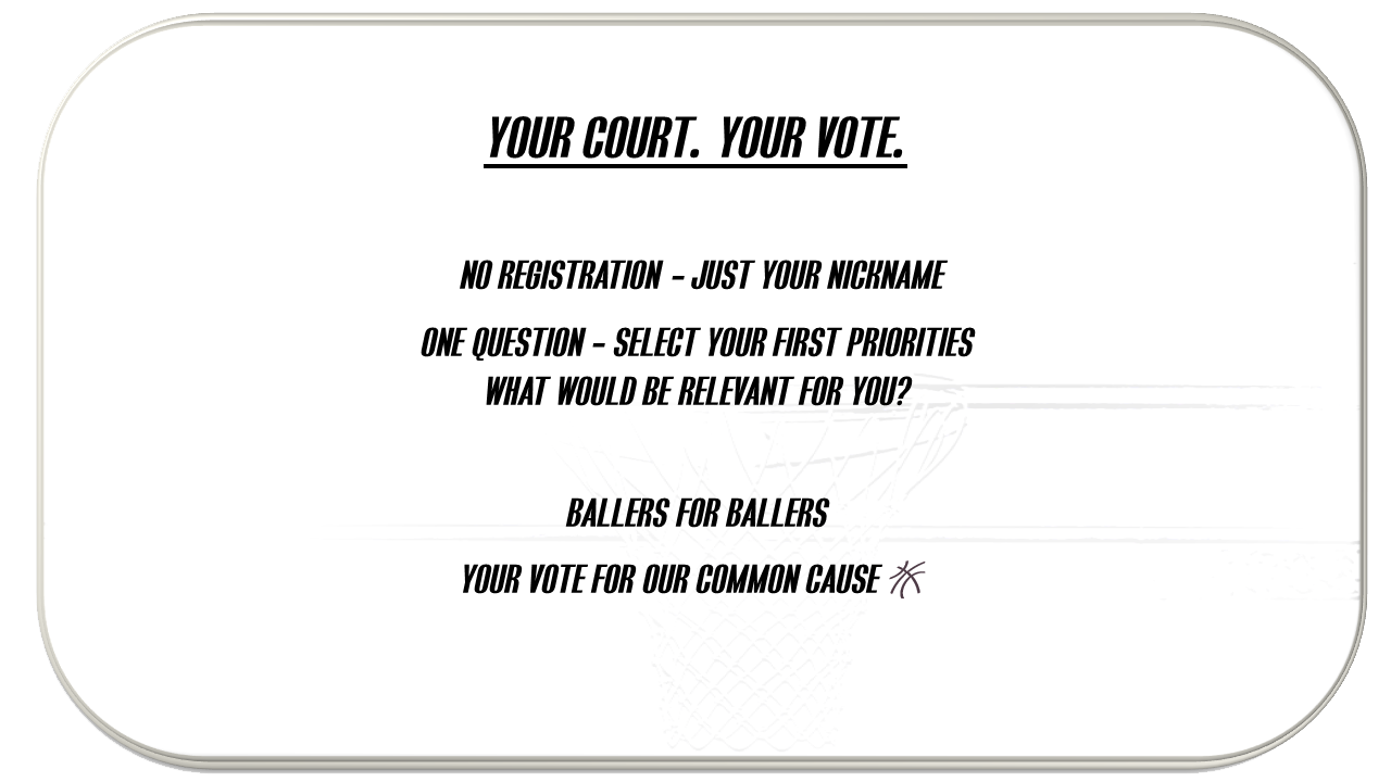 Your Court. Your Vote.